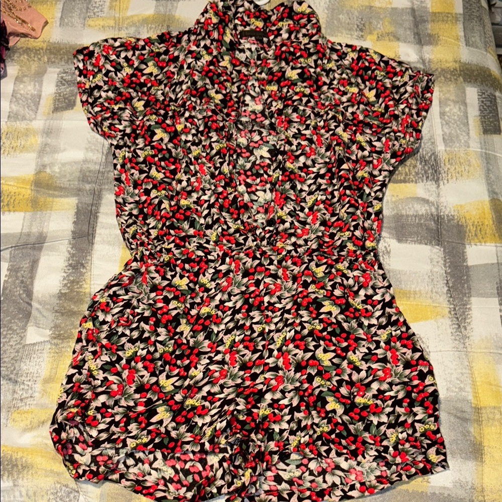 Love Culture Multicolor Floral Romper